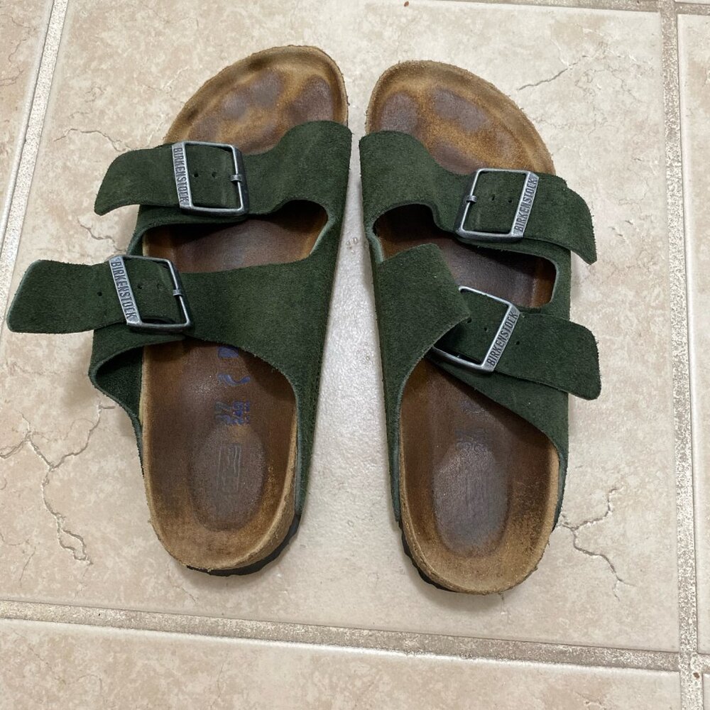 Birkenstock Arizona Soft Footbed Mountain View Suede 37 Narrow